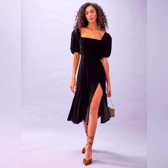 ♣️ REFORMATION JOCELYN MIDI DRESS (NWOT) ♣️ - Picture 2 of 7